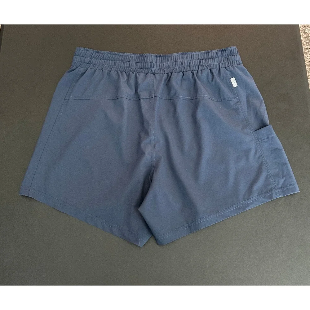 Pacific Trail Mens Navy Blue Active Ripstop Shorts Medium 1356